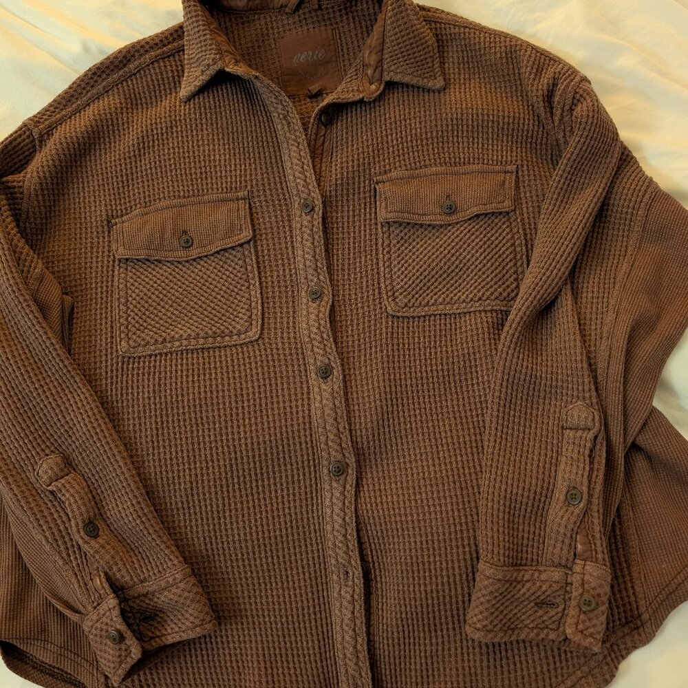 Aerie brown flannel